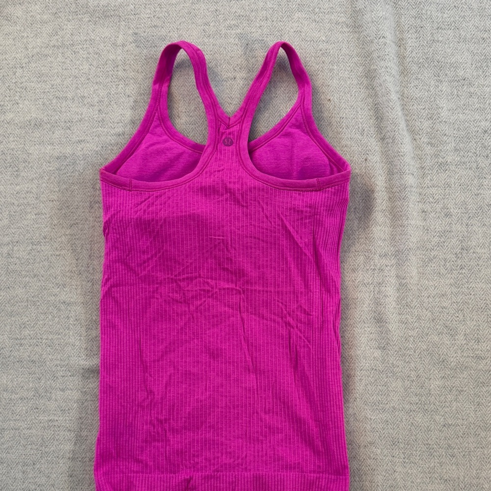 lululemon athletica Fuchsia Ribbed Camisole